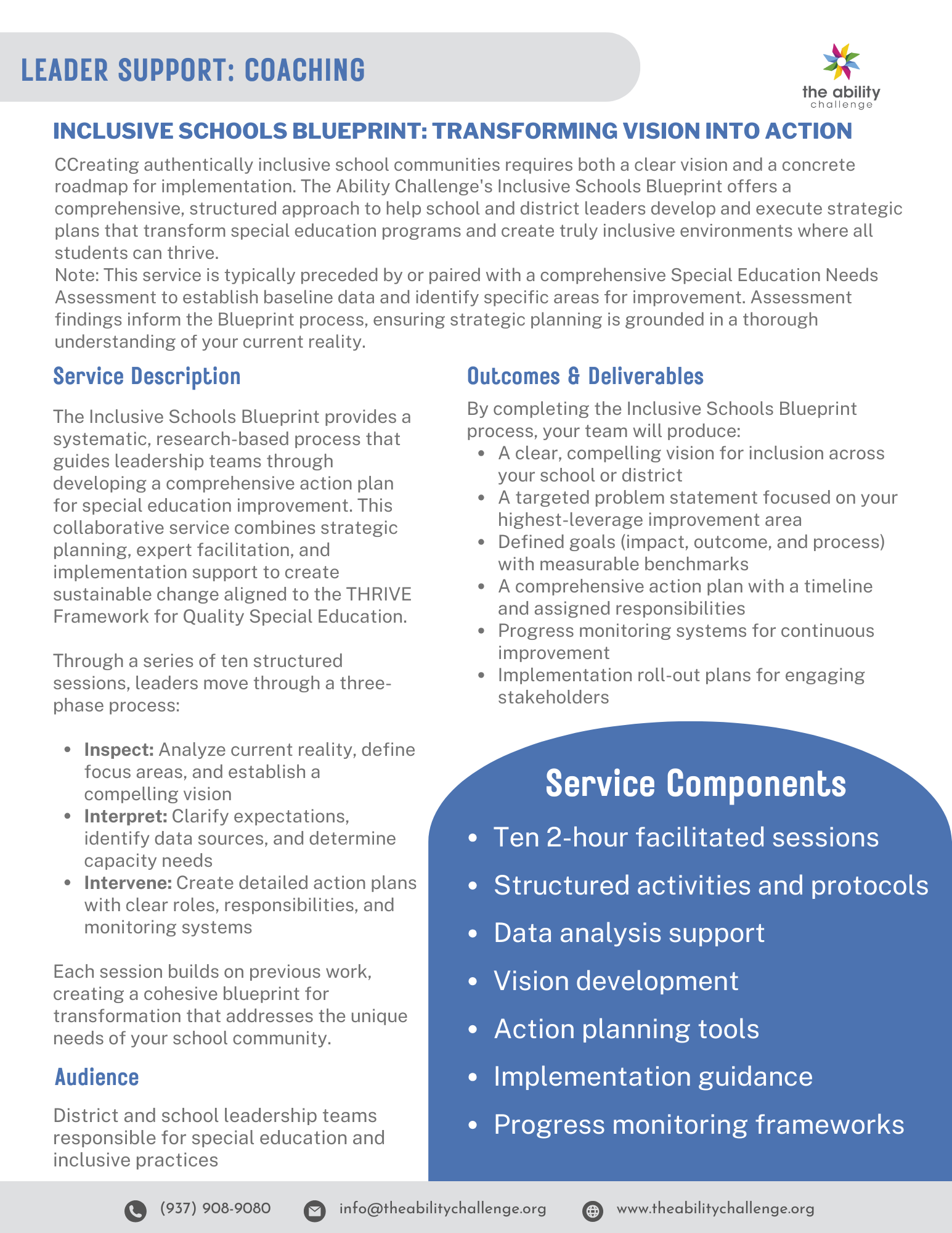 Inclusive Schools Blueprint 