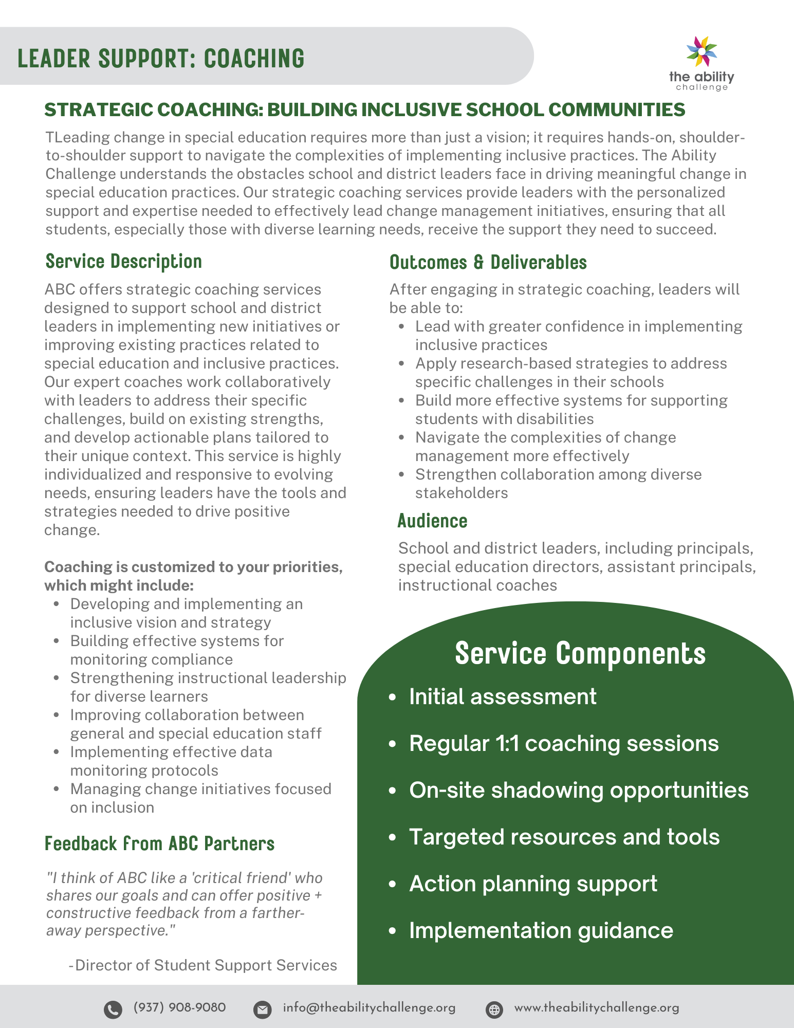 Strategic Coaching for Inclusive Practices